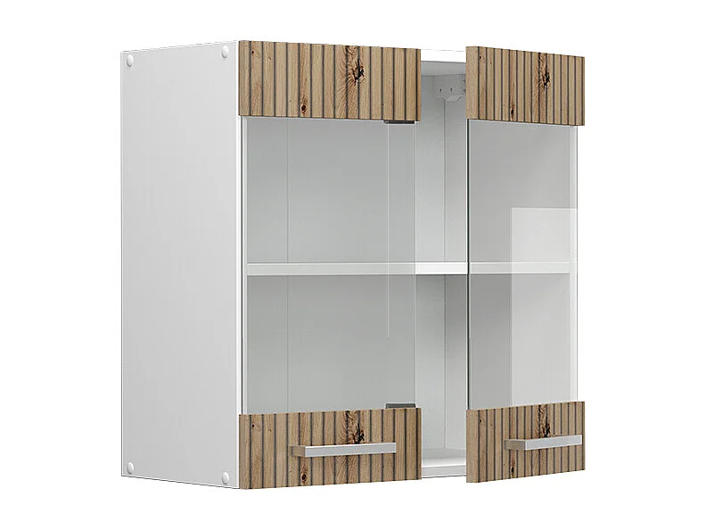 Küchenglasschrank artisan-eiche 60x31x60 r-line