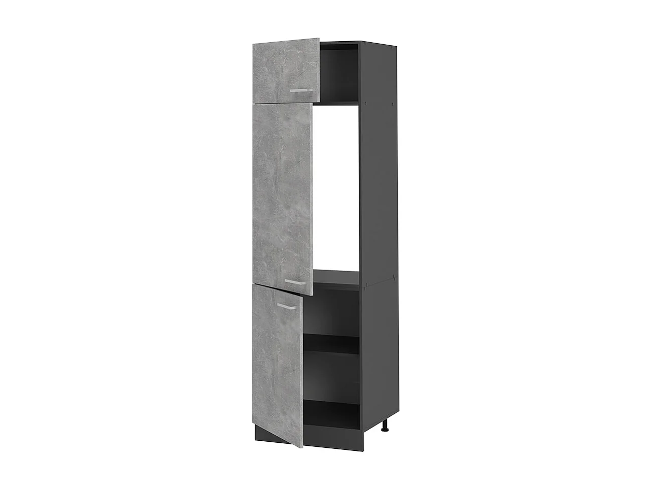 Armoire pour frigo béton 60x57.2x206.8 r-line