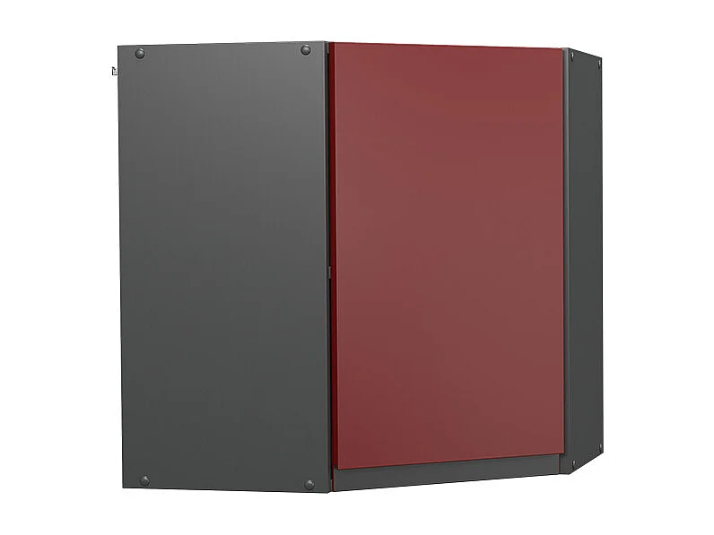 Hoek hangkast rood 57x34.1x60 r-line