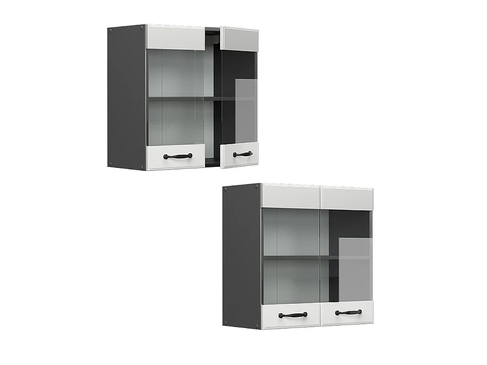 Mobile da cucina in vetro Bianco rustico 60x31x60 r-line