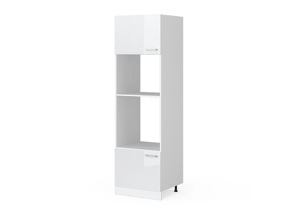 Armario para microondas blanco alto brillo 60x57.2x206.8 r-line