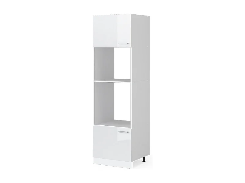 Armoire micro-ondes blanc haute brillance 60x57.2x206.8 r-line