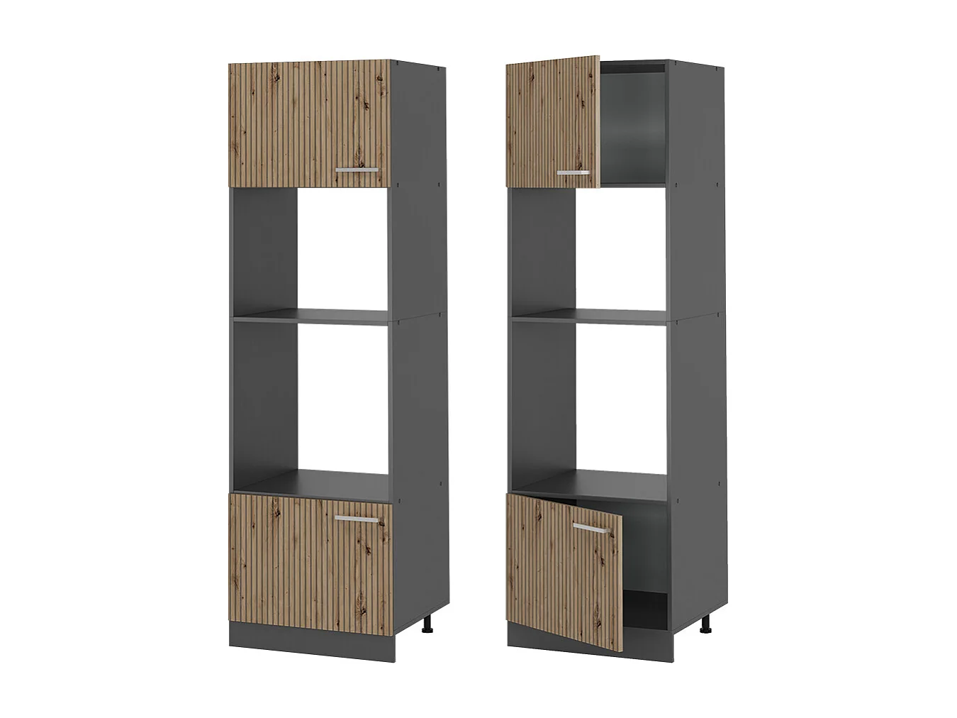 Armoire micro-ondes chêne artisan 60x57.2x206.8 r-line