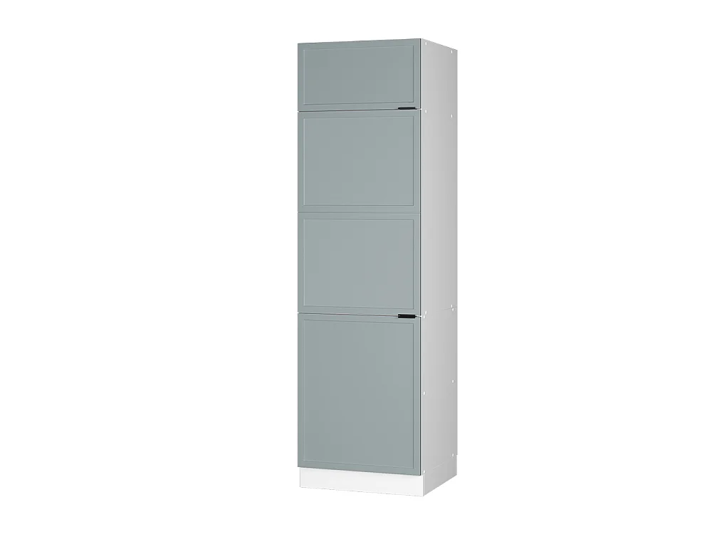 Fridge housing cabinet light blue-grey 60x58.1x206.8 fame-line