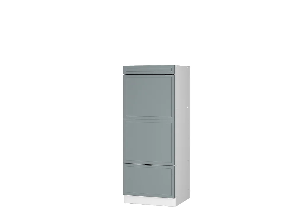 Microwave cabinet light blue-grey 60x58.1x153.6 fame-line