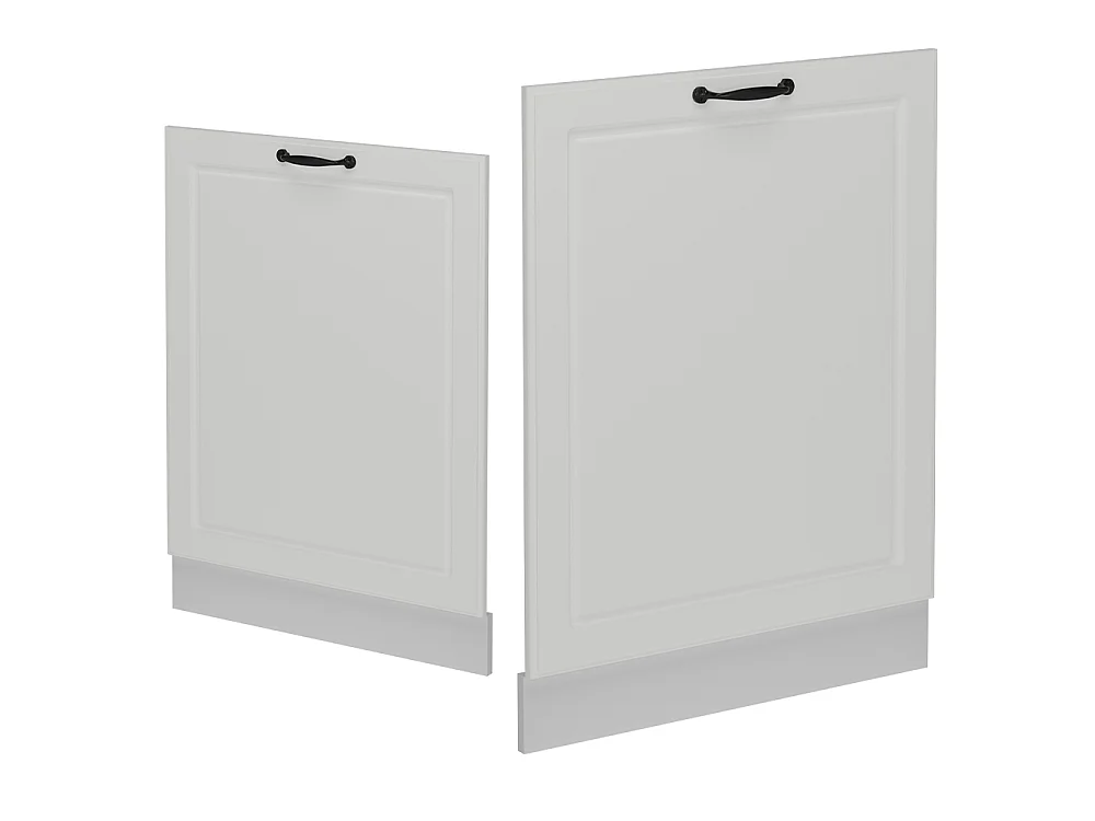 Façade de lave-vaisselle blanc campagne 60x1.6x81.8 r-line