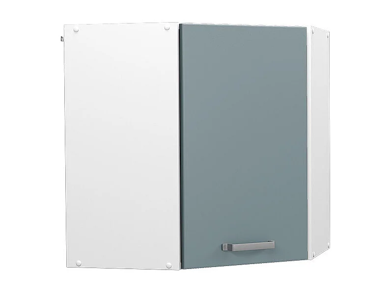 Armario colgante de esquina gris azulado 57x34.1x60 r-line
