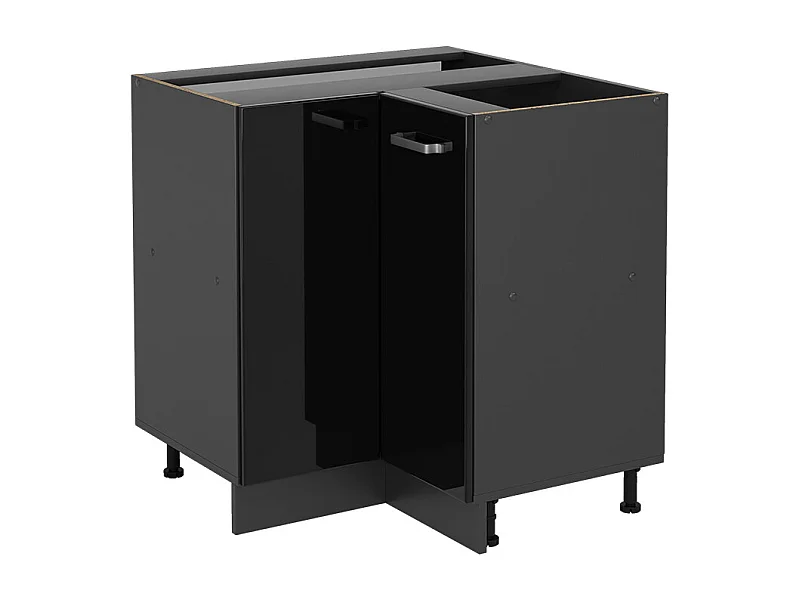 Meuble dangle noir haute brillance 75.6x46x81.6 r-line