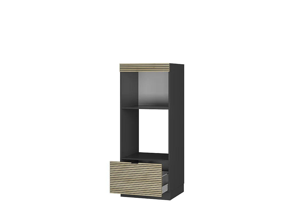 Armoire micro-ondes panneau en chêne 60x58.1x153.6 fame-line