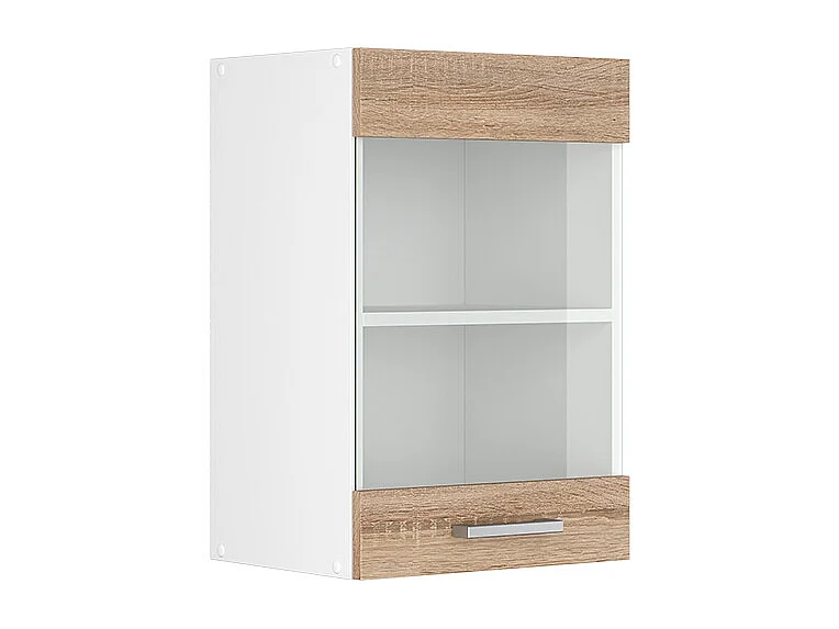 Armario de cocina con vidrio sonoma 40x31x60 r-line
