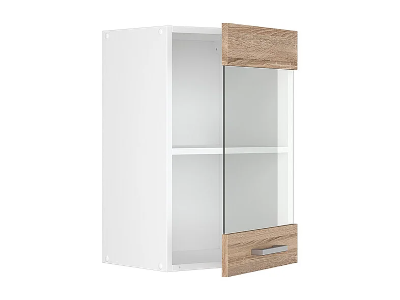 Armario de cocina con vidrio sonoma 40x31x60 r-line