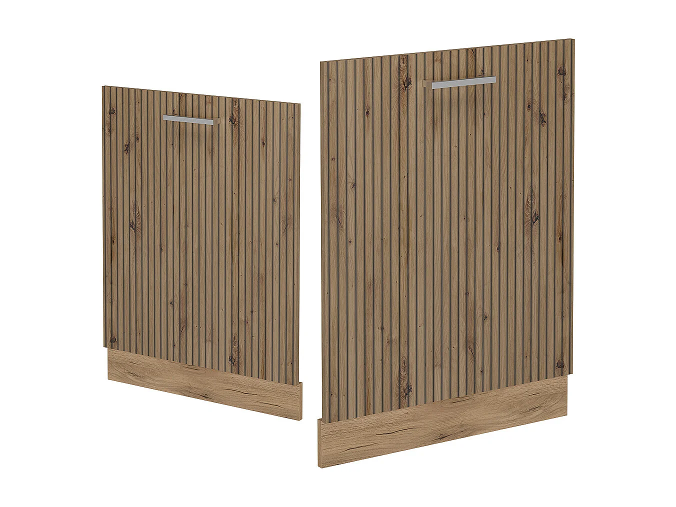 Façade de lave-vaisselle chêne artisan 60x1.6x81.8 r-line