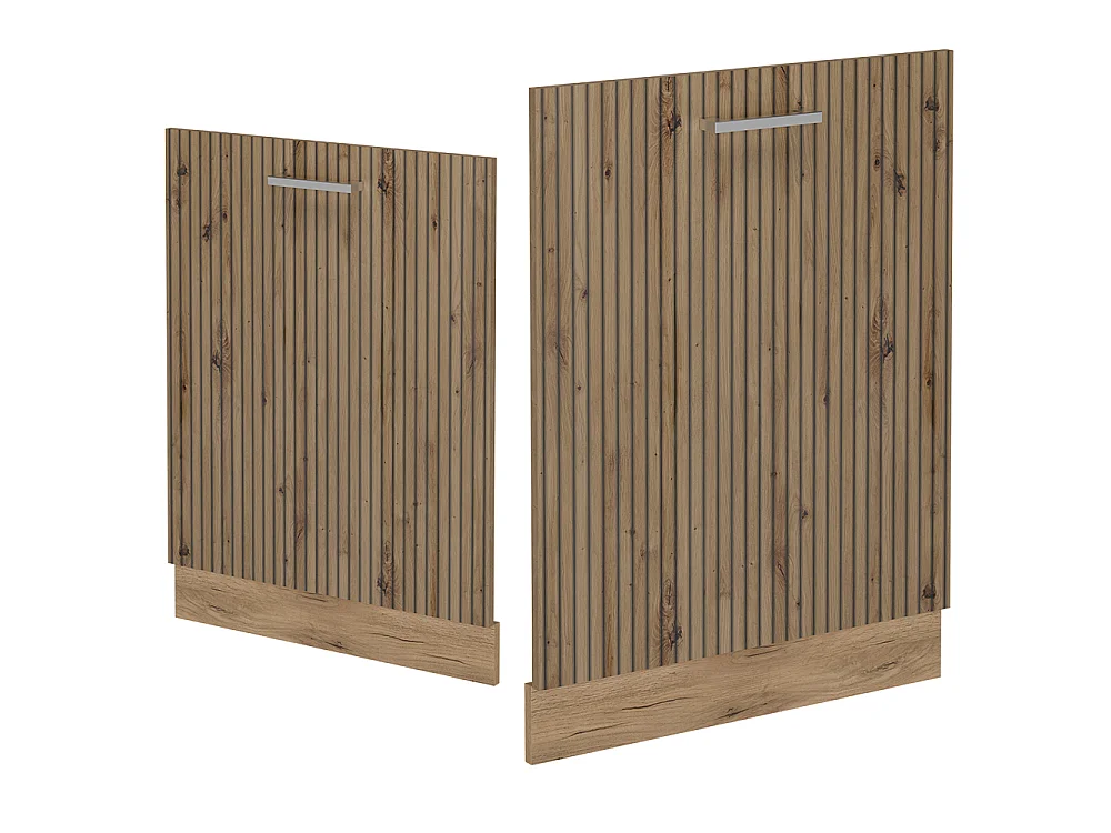 Dishwasher front panel artisan oak 60x1.6x81.8 r-line