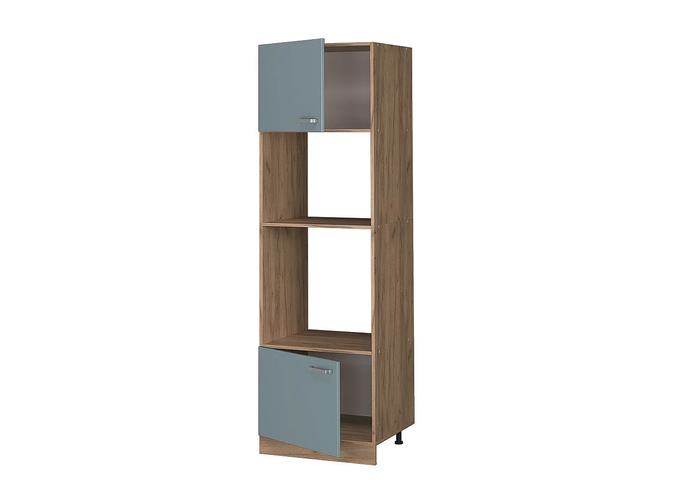 Armoire micro-ondes bleu-gris 60x57.2x206.8 r-line