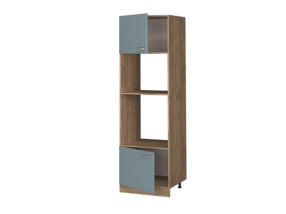 Magnetronkast blauw-grijs 60x57.2x206.8 r-line