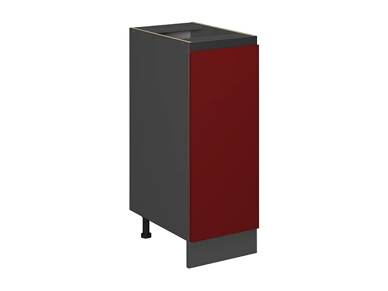 Meuble de cuisine rouge 30x46x81.6 r-line