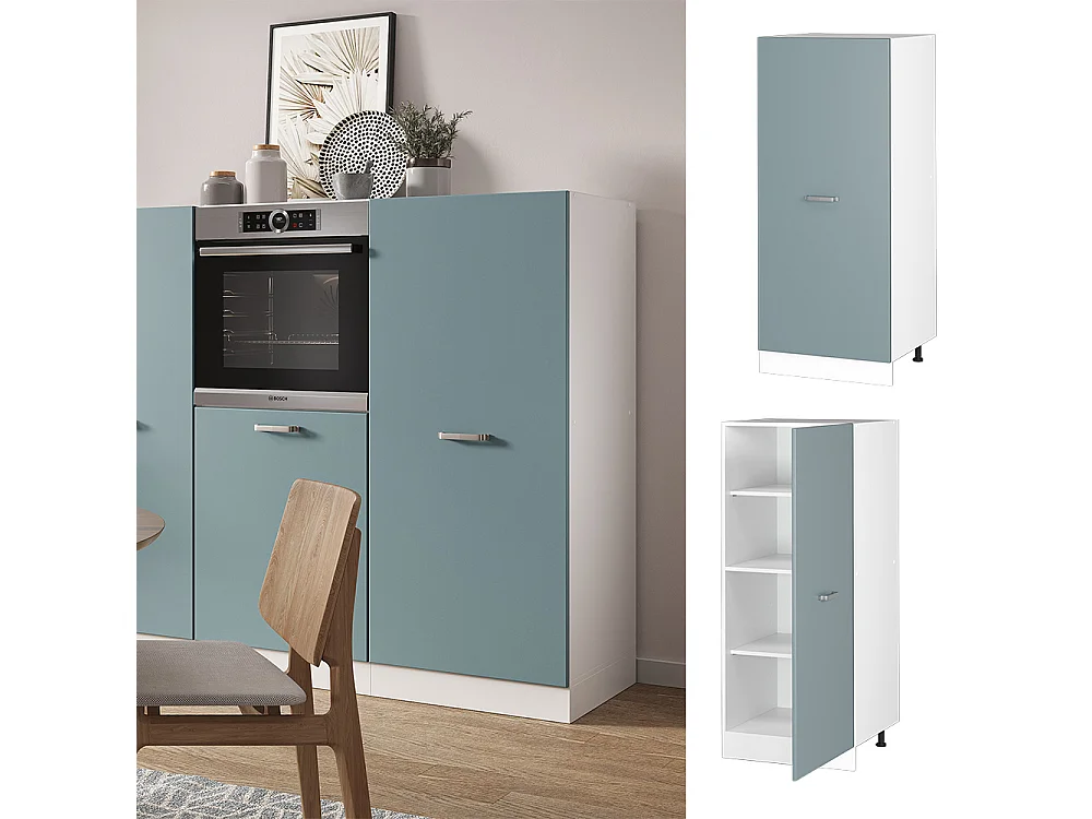 Armario alto gris azulado 60x57x143 r-line