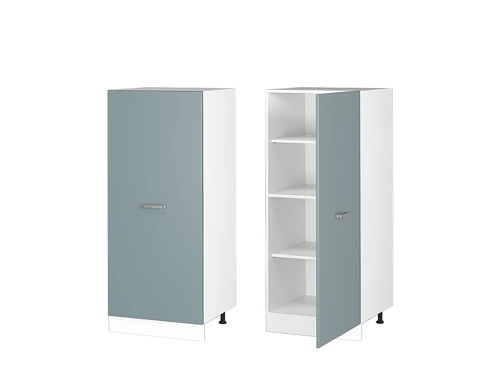 Tall cabinet blue-grey 60x57x143 r-line