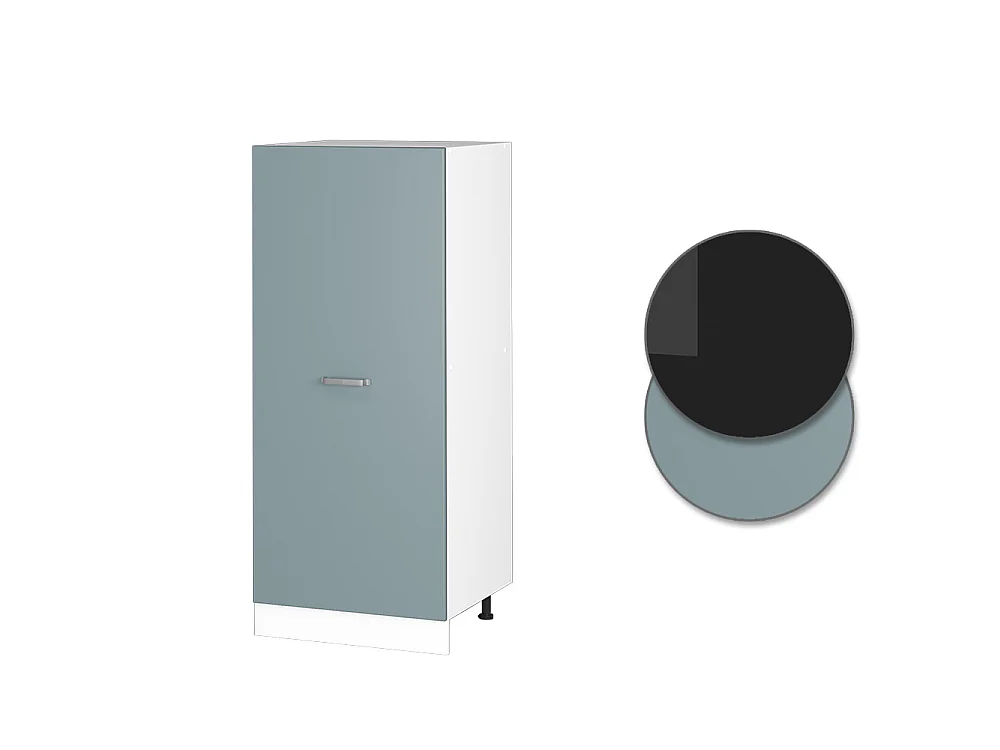 Tall cabinet blue-grey 60x57x143 r-line
