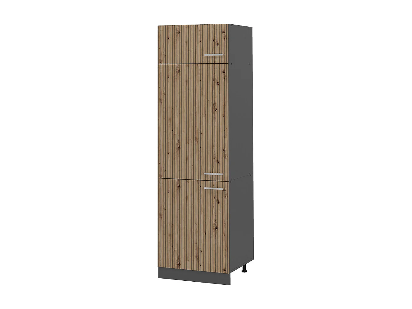 Armoire pour frigo chêne artisan 60x57.2x206.8 r-line