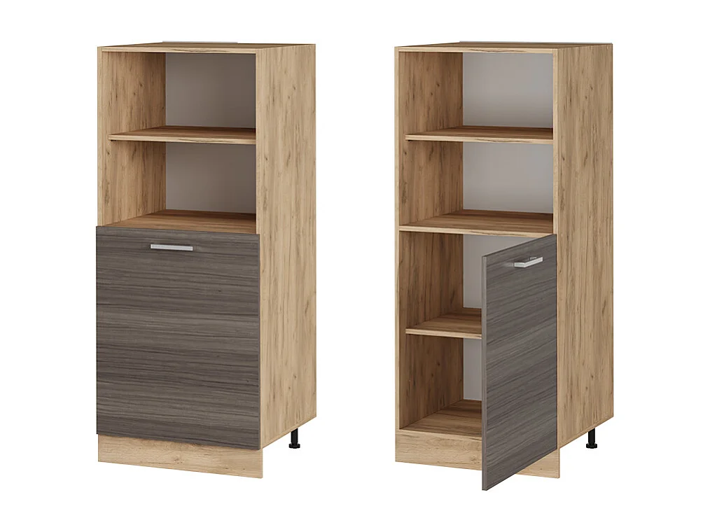 Meuble pour four gris noble 60x57x143 r-line