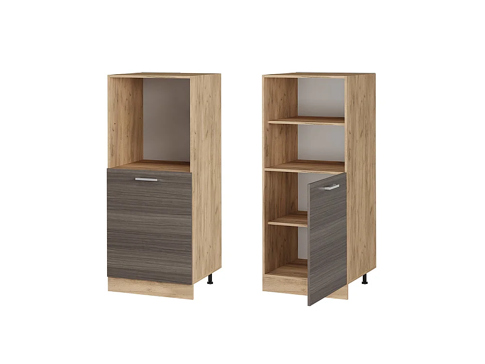 Meuble pour four gris noble 60x57x143 r-line