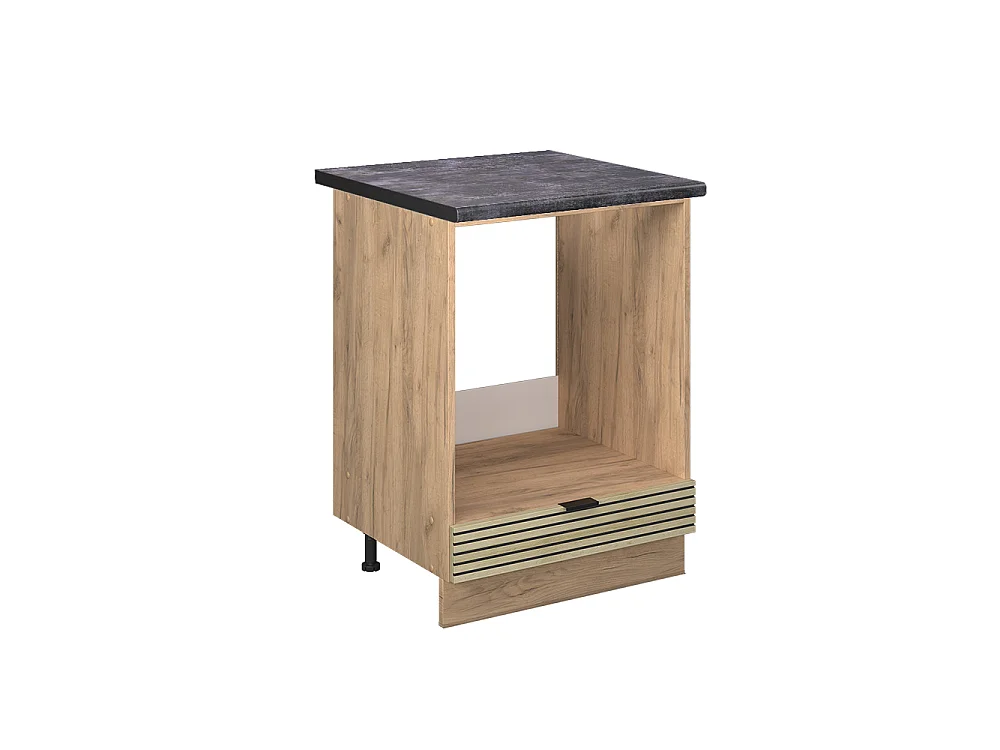 Herdumbauschrank eiche paneel 60x60x82 fame-line