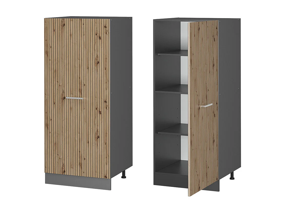 Armario alto roble artesanal 60x57x143 r-line