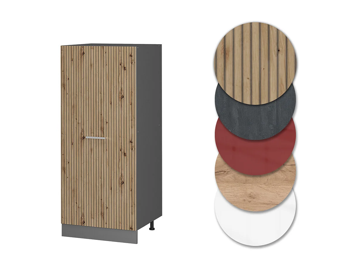 Armario alto roble artesanal 60x57x143 r-line