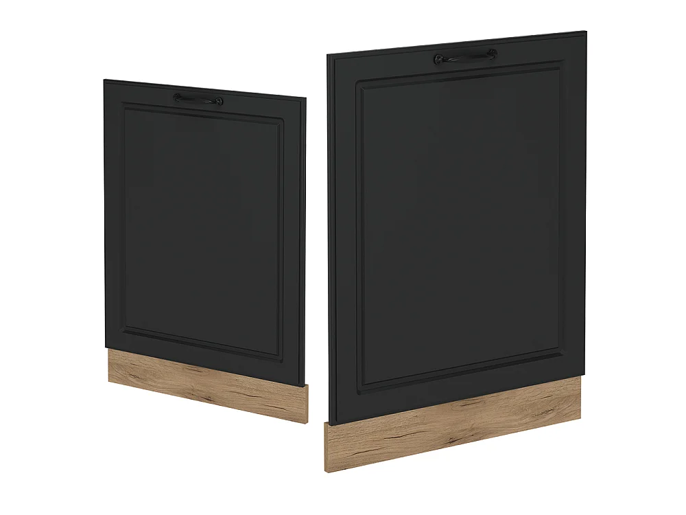 Façade de lave-vaisselle anthracite campagne 60x1.6x81.8 r-line