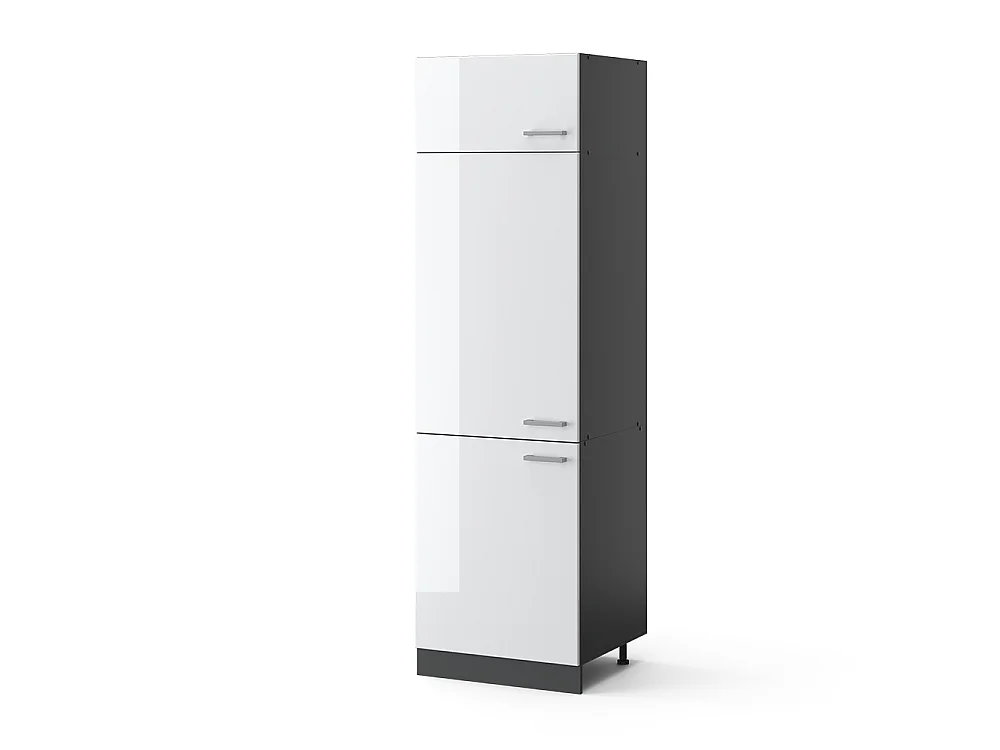 Armoire pour frigo blanc haute brillance 60x57.2x206.8 r-line
