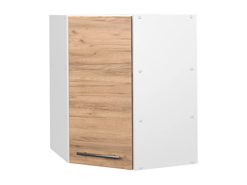 Armario colgante de esquina roble dorado 57x34.1x72 fame-line