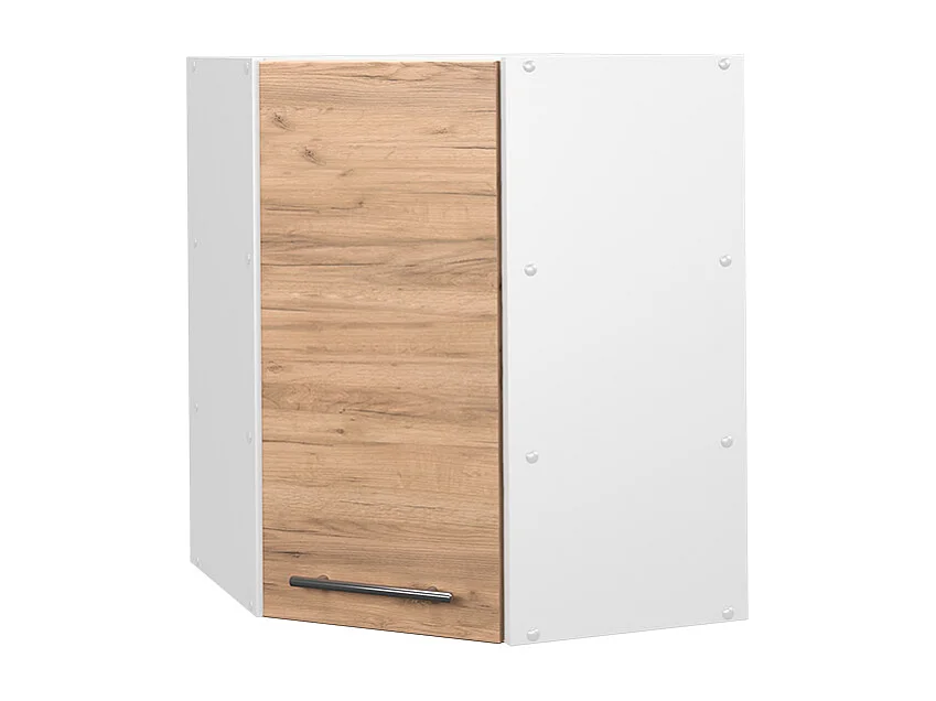 Armario colgante de esquina roble dorado 57x34.1x72 fame-line