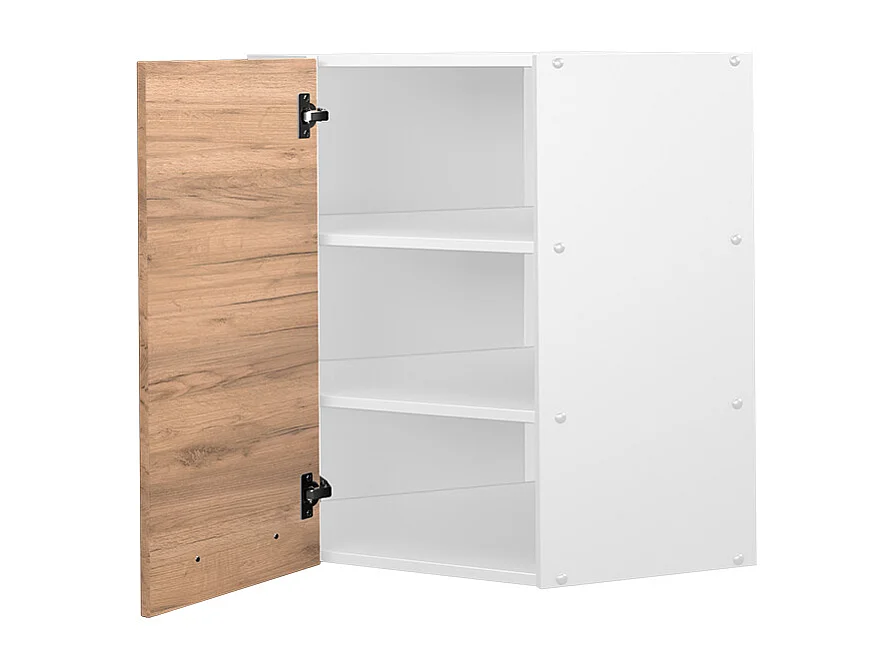 Armario colgante de esquina roble dorado 57x34.1x72 fame-line