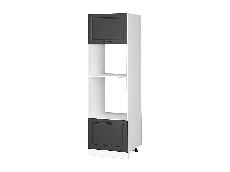 Armoire micro-ondes anthracite campagne 60x57.2x206.8 r-line