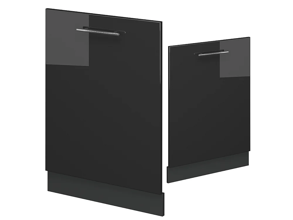 Dishwasher front panel anthracite high gloss 60x1.6x81.8 fame-line
