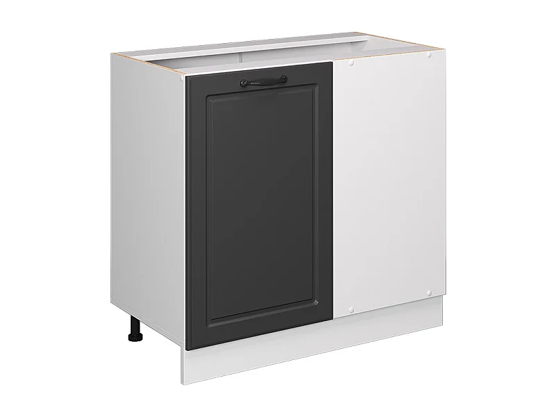 Hoekkast antraciet landhuis 86x46x81.6 r-line