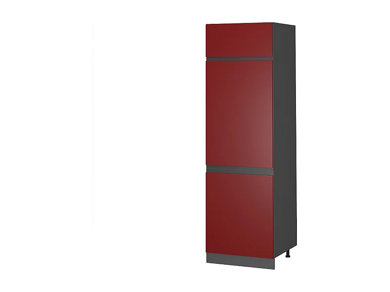 Armario para frigorífico empotrado rojo 60x57.2x206.8 r-line