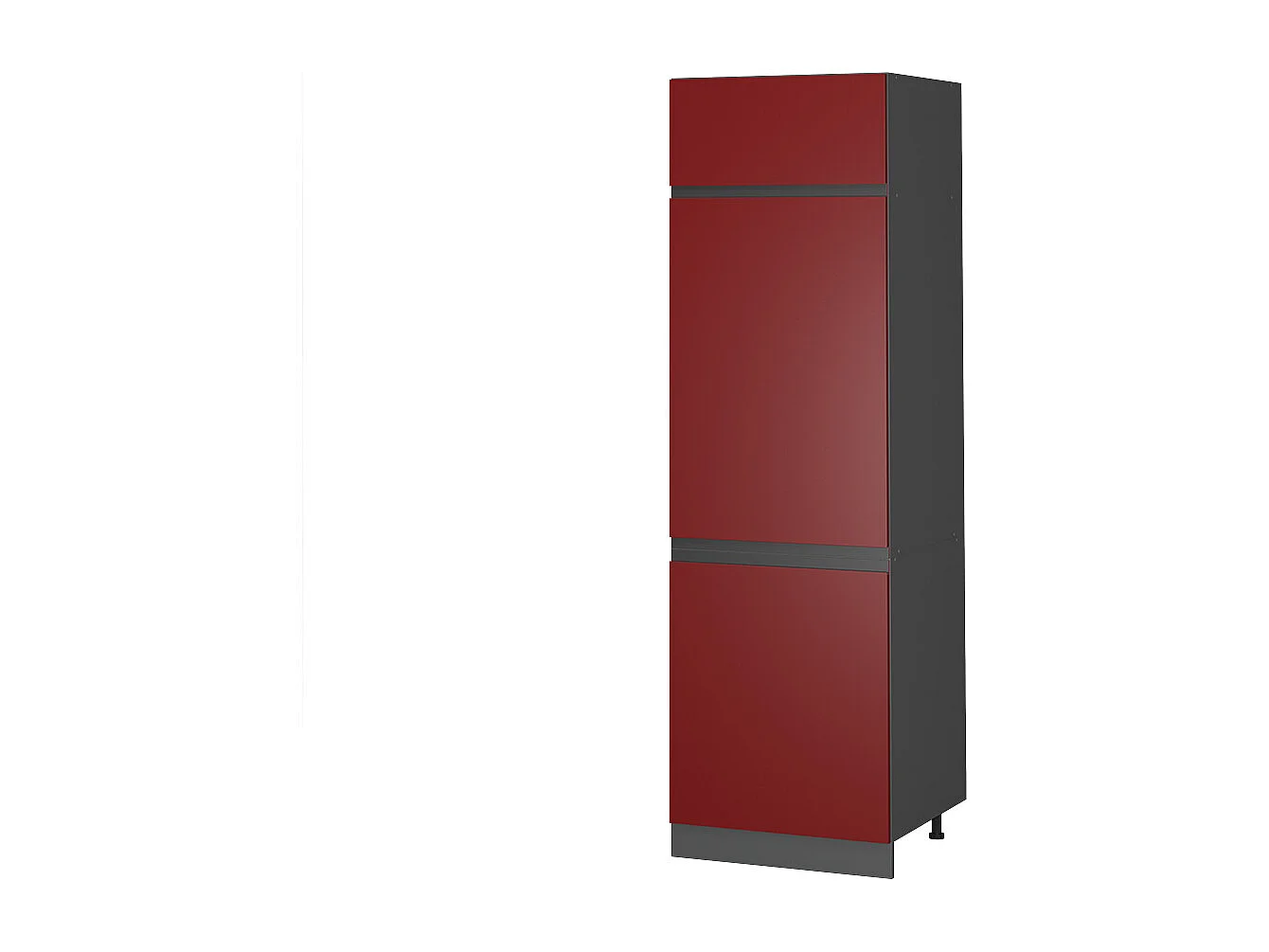 Armoire pour frigo rouge 60x57.2x206.8 r-line