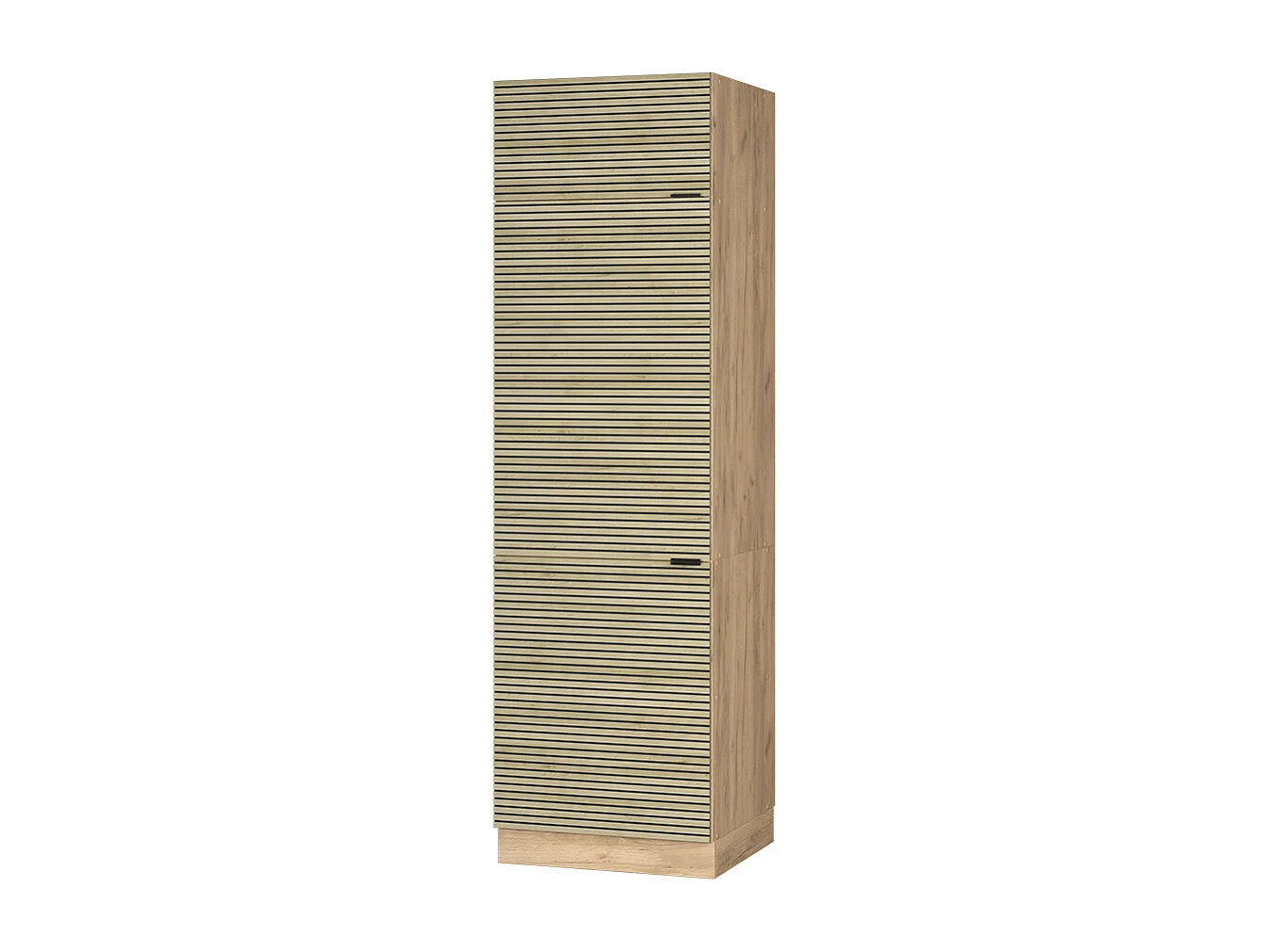 Armoire pour frigo panneau en chêne 60x58.1x206.8 fame-line