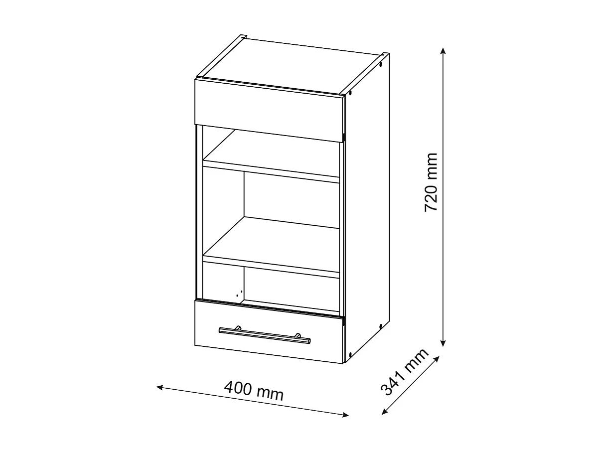 Armoire en verre anthracite-or 40x34.1x72 fame-line