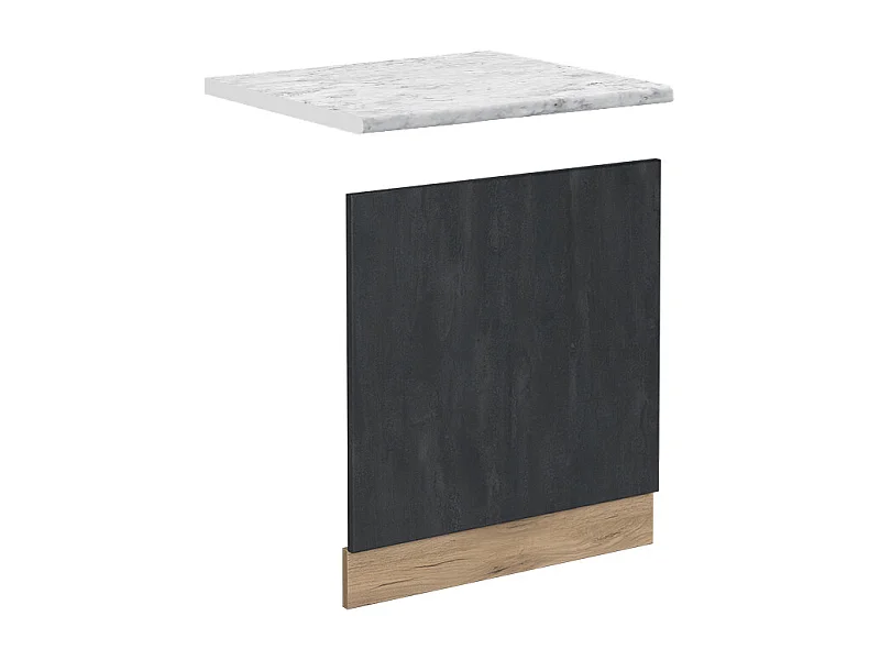 Pannello frontale calcestruzzo nero 60x1.6x57.2 r-line