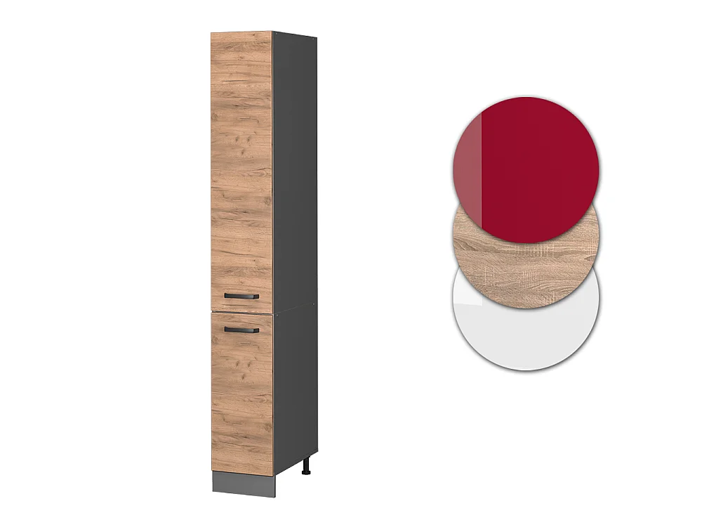 Pharmacy cabinet gold power oak 30x57.2x206.8 r-line