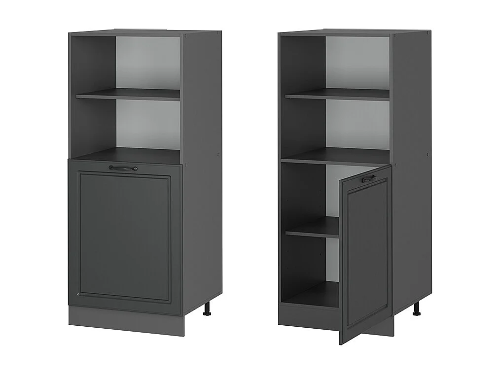 Armario para horno empotrado antracita casa de campo 60x57x143 r-line