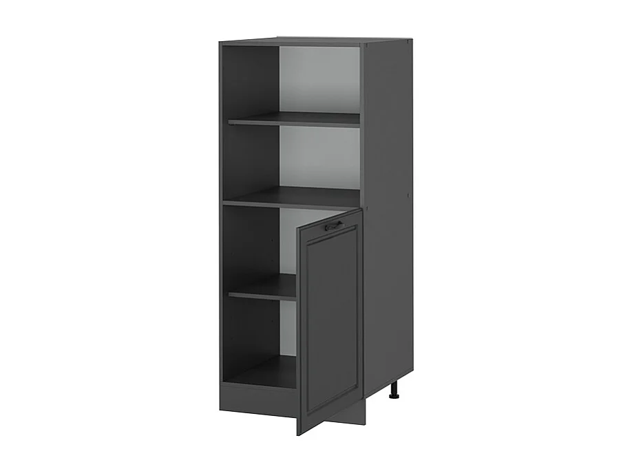 Meuble pour four anthracite campagne 60x57x143 r-line