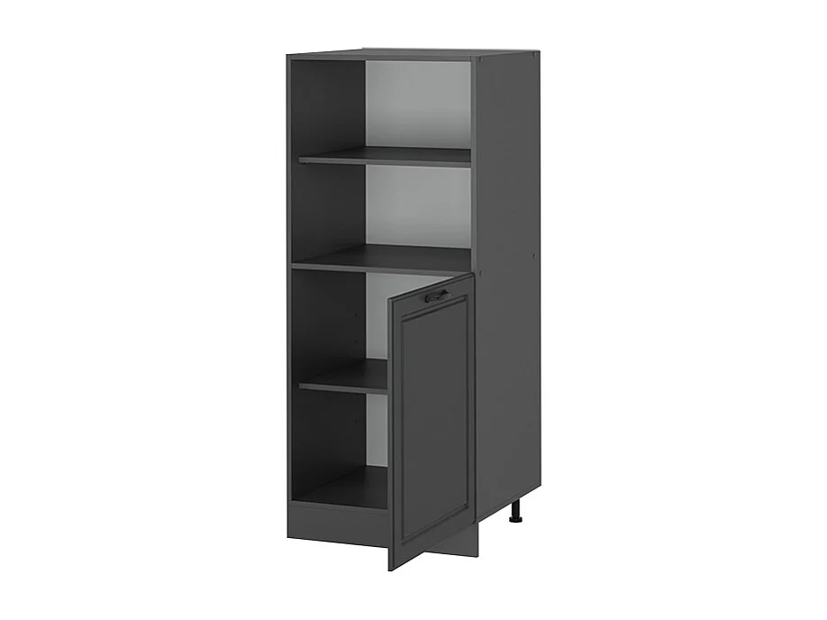 Meuble pour four anthracite campagne 60x57x143 r-line