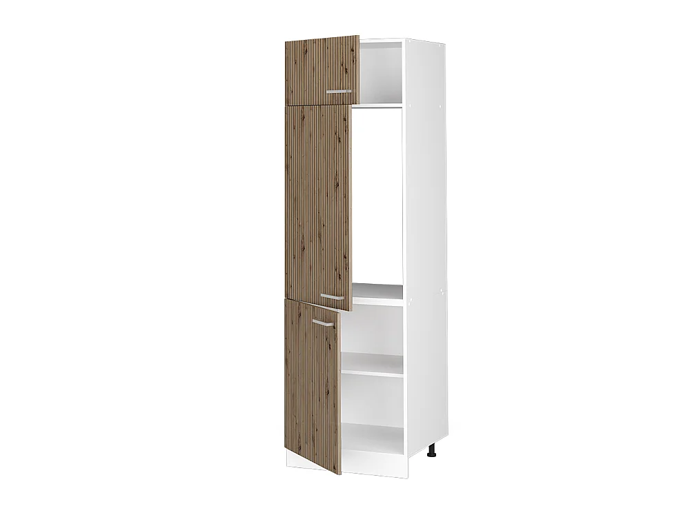 Armoire pour frigo chêne artisan 60x57.2x206.8 r-line
