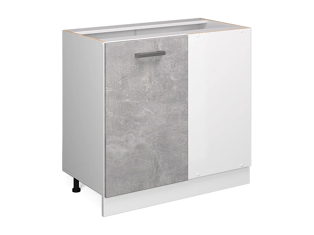 Hoekkast beton 86x46x81.6 r-line