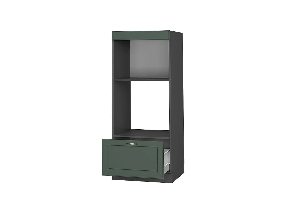 Szafka do mikrofalówki green gold country 60x58.1x153.6 fame-line