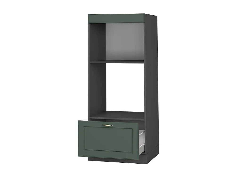 Armoire micro-ondes vert or campagne 60x58.1x153.6 fame-line